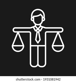 Balance, decision, scale, equality icon vector image. Can also be used for project management. Suitable for use on web apps, mobile apps and print media.