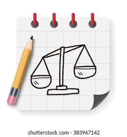 balance doodle drawing