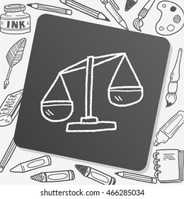 balance doodle drawing