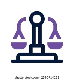 balance dual tone icon. vector icon for your website, mobile, presentation, and logo design.