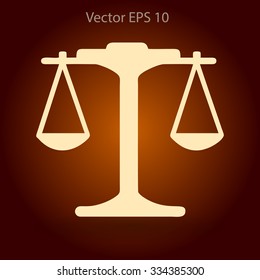 the balance in equilibrium vector illustration