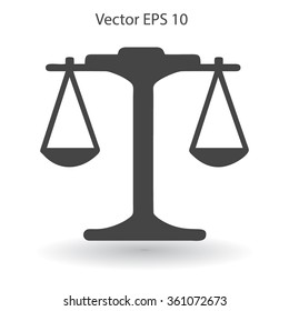 the balance in equilibrium vector illustration
