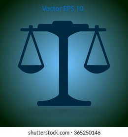 the balance in equilibrium vector illustration