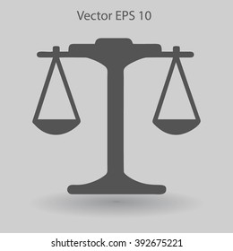 the balance in equilibrium vector illustration