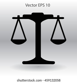 the balance in equilibrium vector illustration