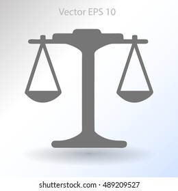 the balance in equilibrium vector illustration