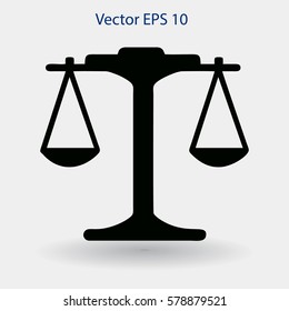 the balance in equilibrium vector illustration
