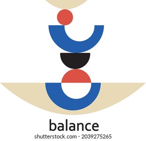 saldo, cifras colocadas una sobre una. multicolor. logotipo. vector