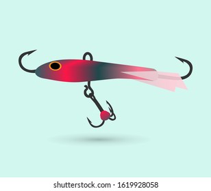 Balance for fishing. Winter fishing. Fishing. Vector balancer