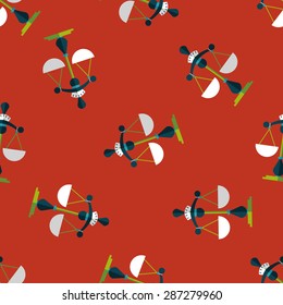 Balance flat icon,eps10 seamless pattern background