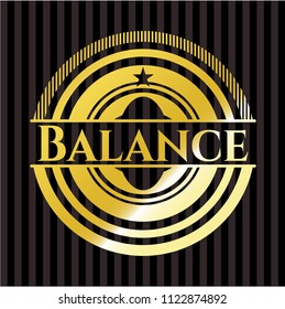 Balance gold emblem