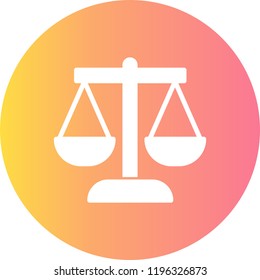 balance Gradient Glyph Icon