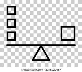 Balance harmony justice vector icon isolated on background. Business flat symbol vector illustration .