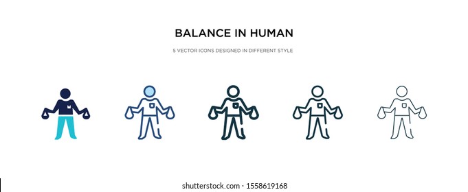 balance in human resources icon in different style vector illustration. two colored and black balance in human resources vector icons designed filled, outline, line and stroke style can be used for