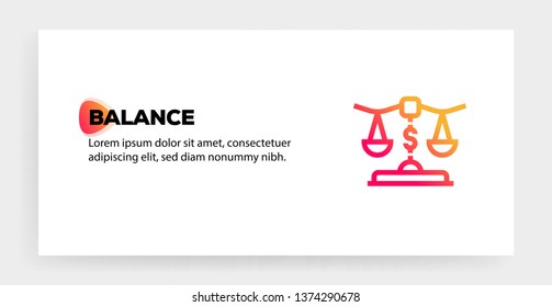BALANCE ICON CONCEPT