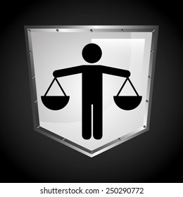 balance icon design, vector illustration eps10 graphic 