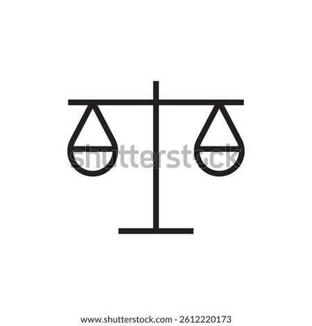 balance icon editable outline stroke vector eps