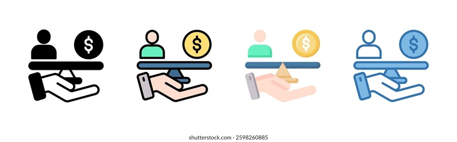 Balance Icon Element For Design