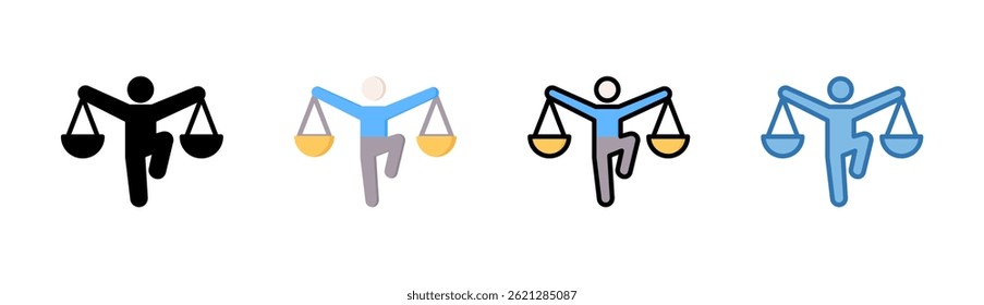 Elemento De Ícone De Equilíbrio Para Design