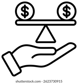 Elemento de icono de equilibrio para diseño