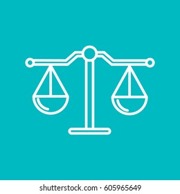  balance icon Flat.