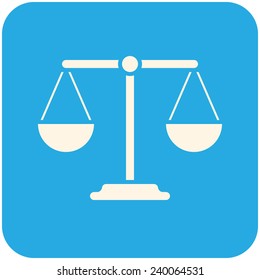 Balance icon (flat design)