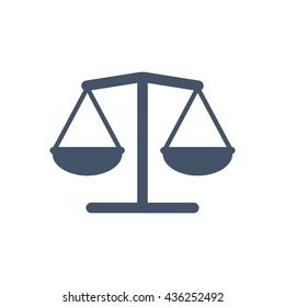 Balance Icon, flat design style