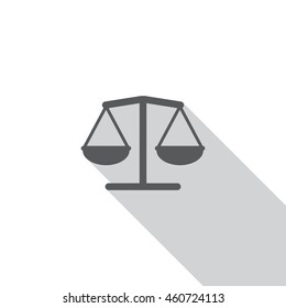 Balance Icon, flat design style