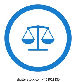 Balance Icon, flat design style