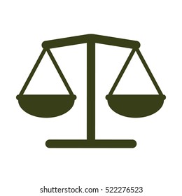 Balance Icon, flat design style