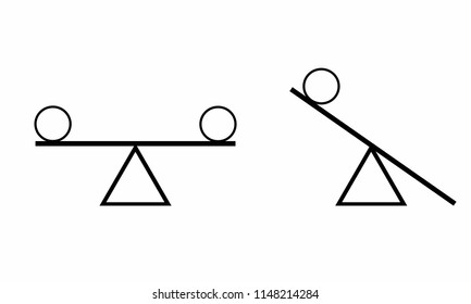 Balance Icon Illustration Vector