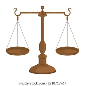 estilo plano aislado del icono de equilibrio