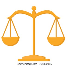 Balance icon isolated vector illustration