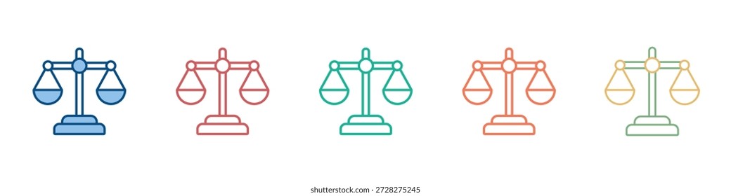 Balancear Conjunto de Ícones com Coleção de Vários Estilos