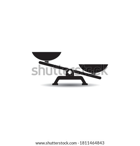 balance icon vector design illustration template