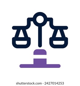 balance icon. vector dual tone icon for your website, mobile, presentation, and logo design.