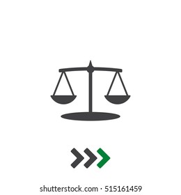 Balance Icon Vector flat design style