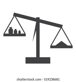 Balance Icon Vector flat design style
