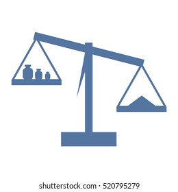 Balance Icon Vector flat design style