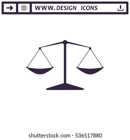 Balance Icon Vector flat design style