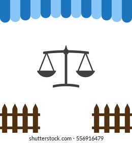Balance Icon Vector flat design style