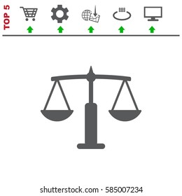 Balance Icon Vector flat design style