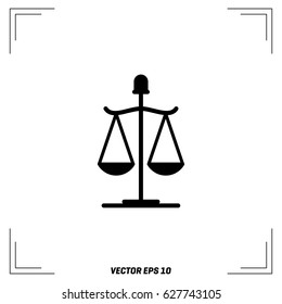 Balance Icon vector flat design