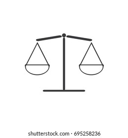 Balance Icon vector flat design