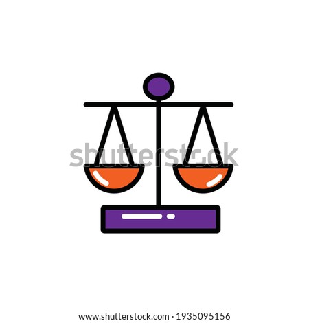 Balance Icon vector flat design