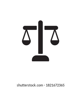 balance icon vector glyph style design. isolated on white background