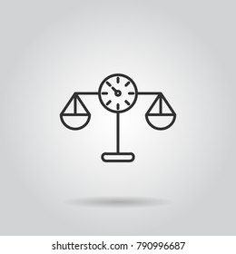 Balance icon vector illustration