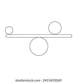 Balance icon vector illustration design