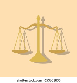 Balance icon, vector illustration design. Finance objects collection.