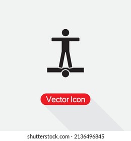 Ilustración Del Vector De Icono De Equilibrio Eps10